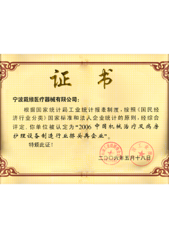 David_2006 Leading Enterprise in China's Mechanical Therapy and Ward Nursing Equipment Manufacturing Industry